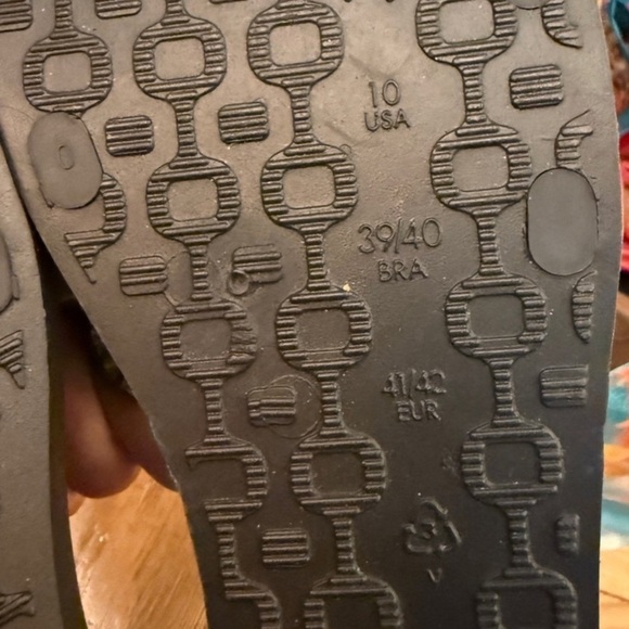 Ipanema Black Geometric Slide Sandals - Picture 3 of 3